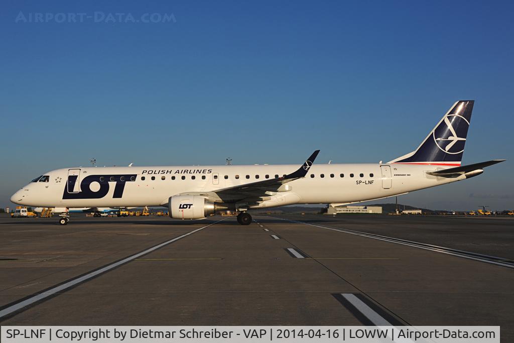 SP-LNF, 2013 Embraer 195LR (ERJ-190-200LR) C/N 19000596, LOT Embraer 195