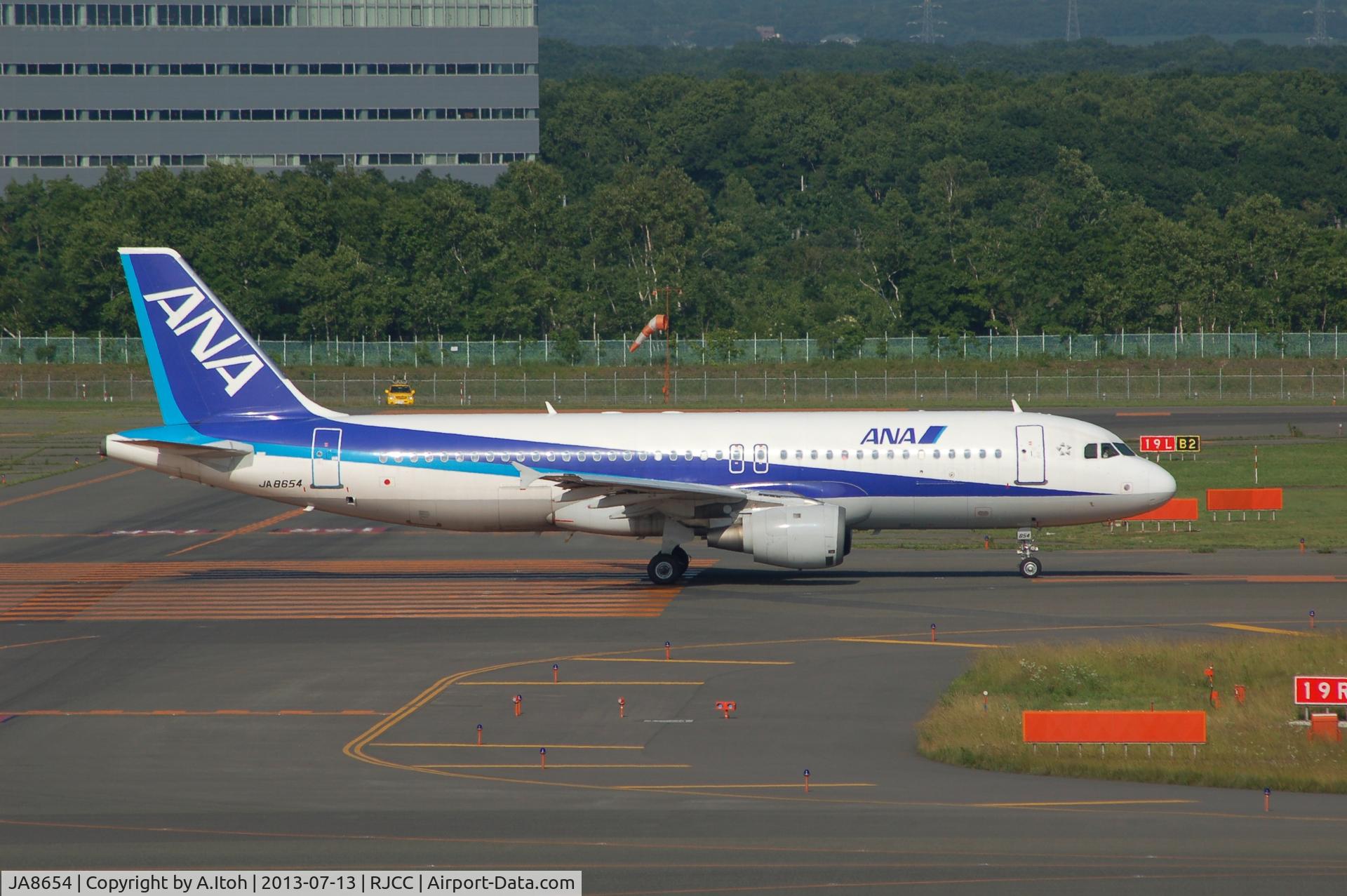 JA8654, Airbus A320-211 C/N 0507, DEP RWY 01R