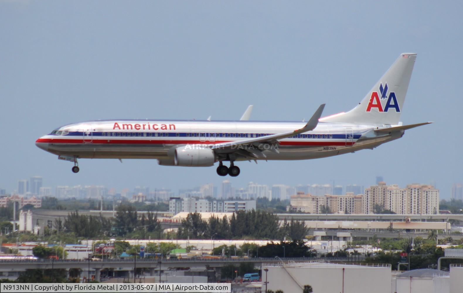 N913NN, 2013 Boeing 737-823 C/N 29571, American 737-800