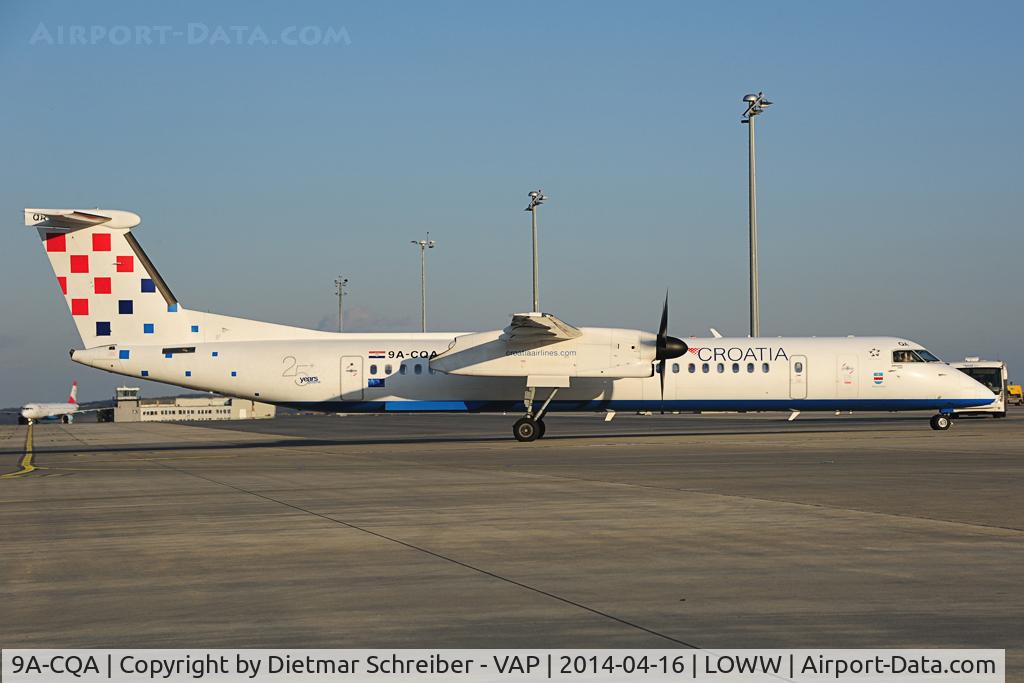 9A-CQA, 2008 De Havilland Canada DHC-8-402Q Dash 8 C/N 4205, Croatia Airlines Dash 8-400
