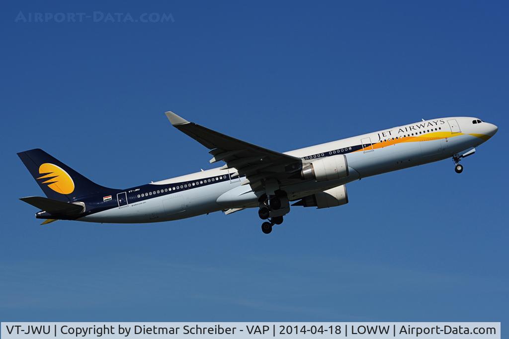 VT-JWU, 2012 Airbus A330-302 C/N 1391, Jet Airways Airbus 330-300