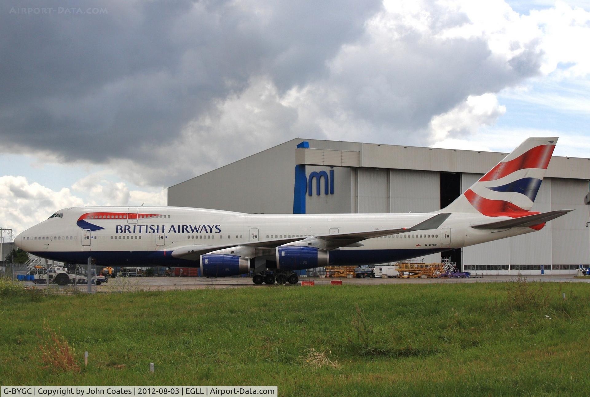 G-BYGC, 1999 Boeing 747-436 C/N 25823, At maintainance