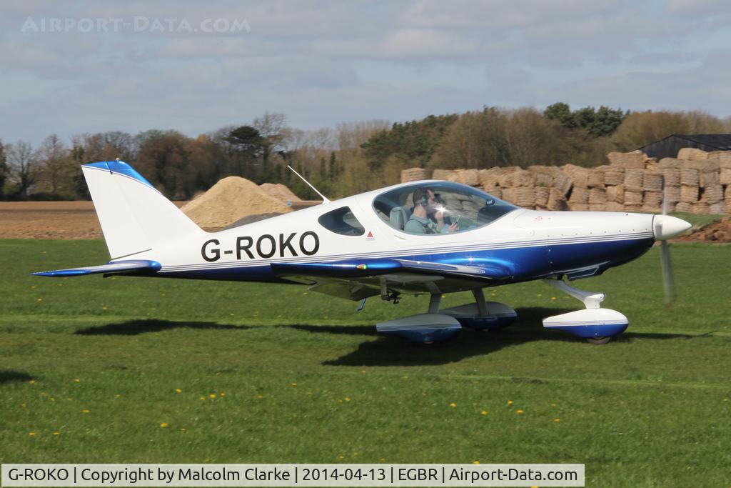 G-ROKO, 2009 Roko Aero NG4 HD C/N 020/2009, Roko Aero NG 4HD at The Real Aeroplane Club's Early Bird Fly-In, Breighton Airfield, April 2014.