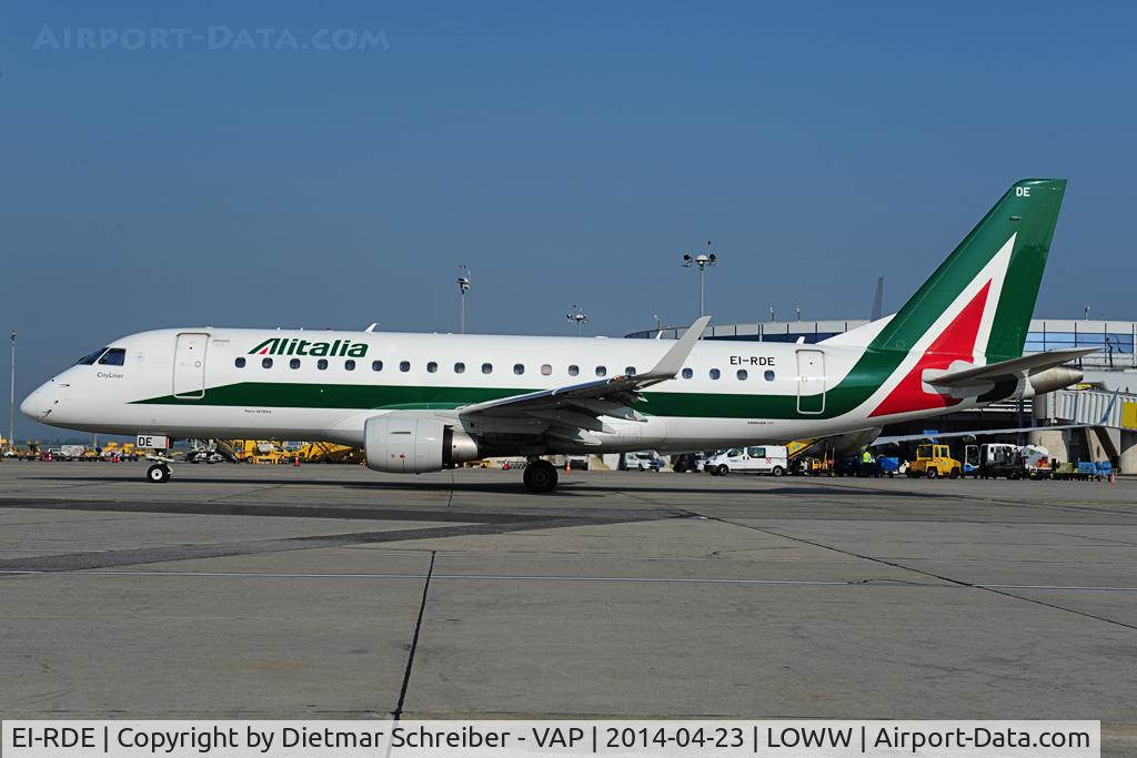 EI-RDE, 2012 Embraer 175LR (ERJ-170-200LR) C/N 17000335, Alitalia Embraer 175