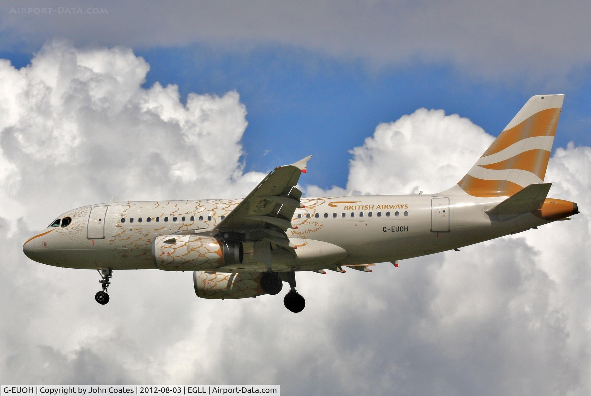 G-EUOH, 2001 Airbus A319-131 C/N 1604, finals 27R