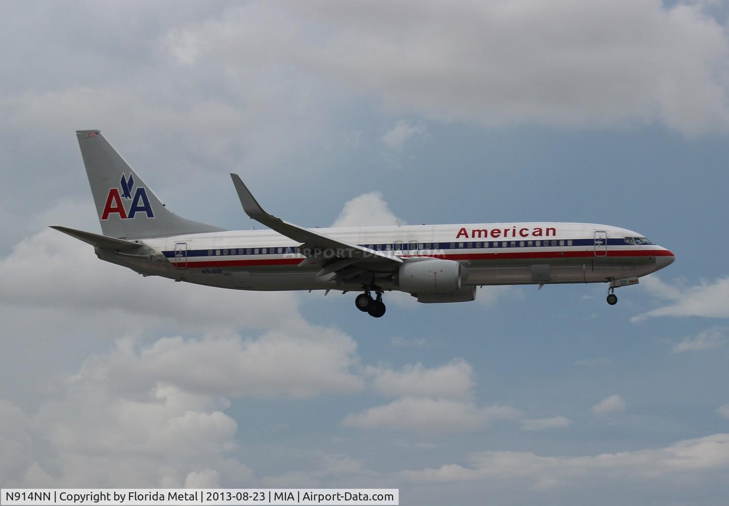 N914NN, 2012 Boeing 737-823 C/N 31161, American 737-800