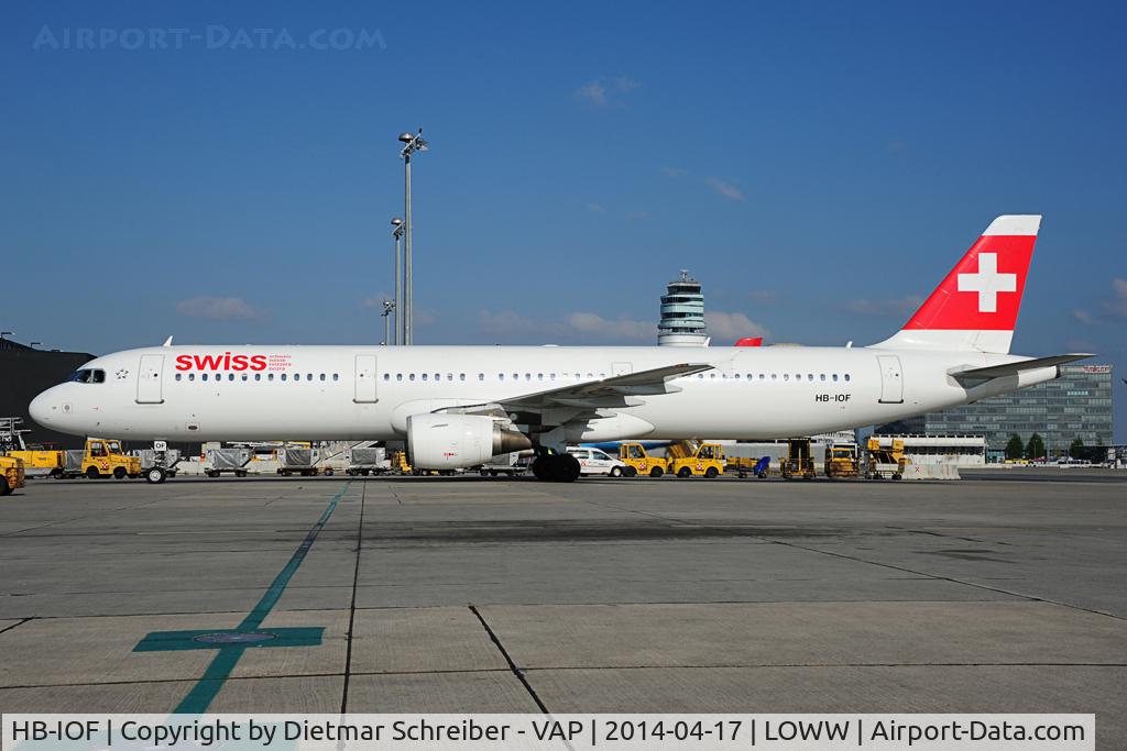 HB-IOF, 1995 Airbus A321-111 C/N 541, Swiss Airbus 321