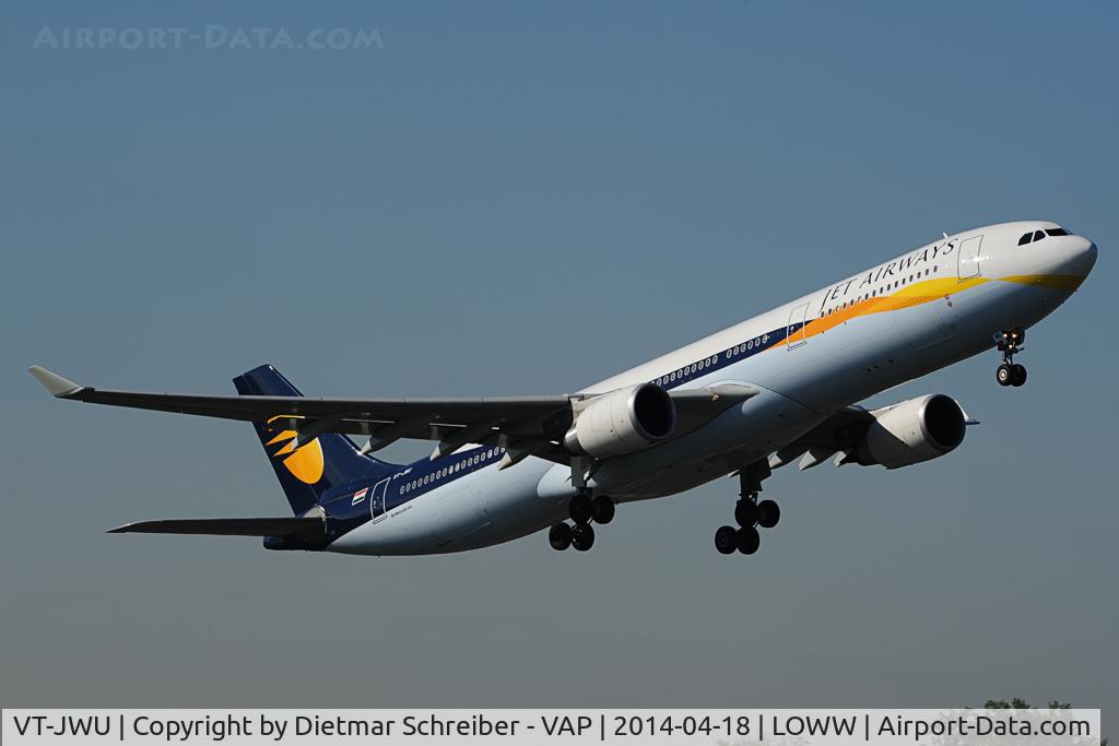 VT-JWU, 2012 Airbus A330-302 C/N 1391, Jet Airways Airbus 330-300