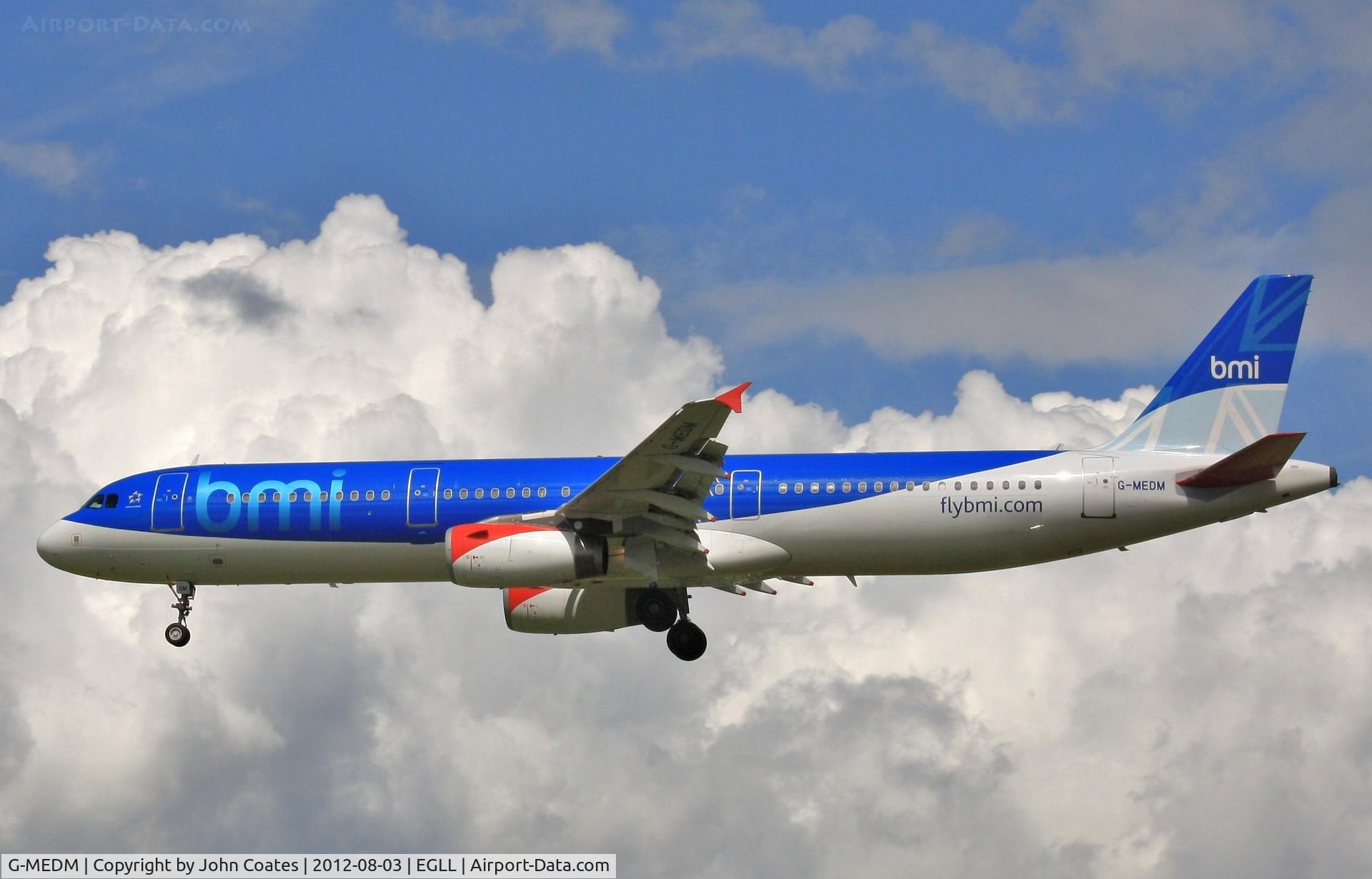 G-MEDM, 2006 Airbus A321-231 C/N 2799, Finals 27R