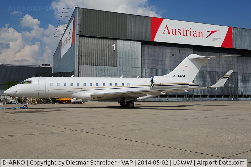 D-ARKO, 2009 Bombardier BD-700-1A10 Global Express C/N 9348, Globalexpress