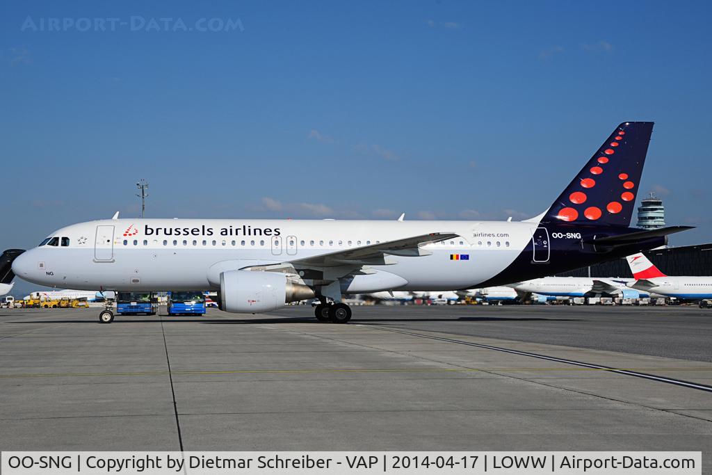 OO-SNG, 2002 Airbus A320-214 C/N 1885, Brussels Airlines Airbus 320