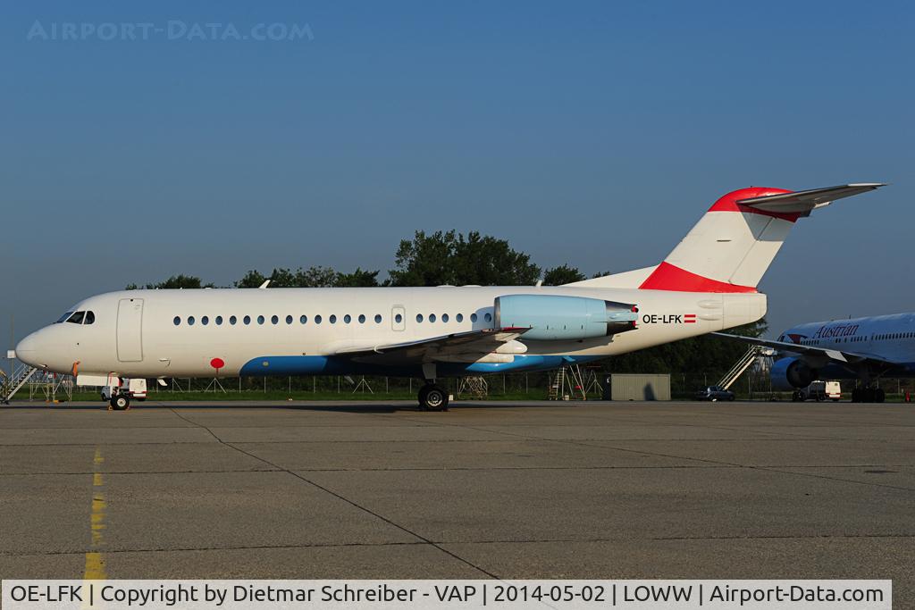 OE-LFK, 1995 Fokker 70 (F-28-0070) C/N 11555, Austrian Airlines Fokker 70
