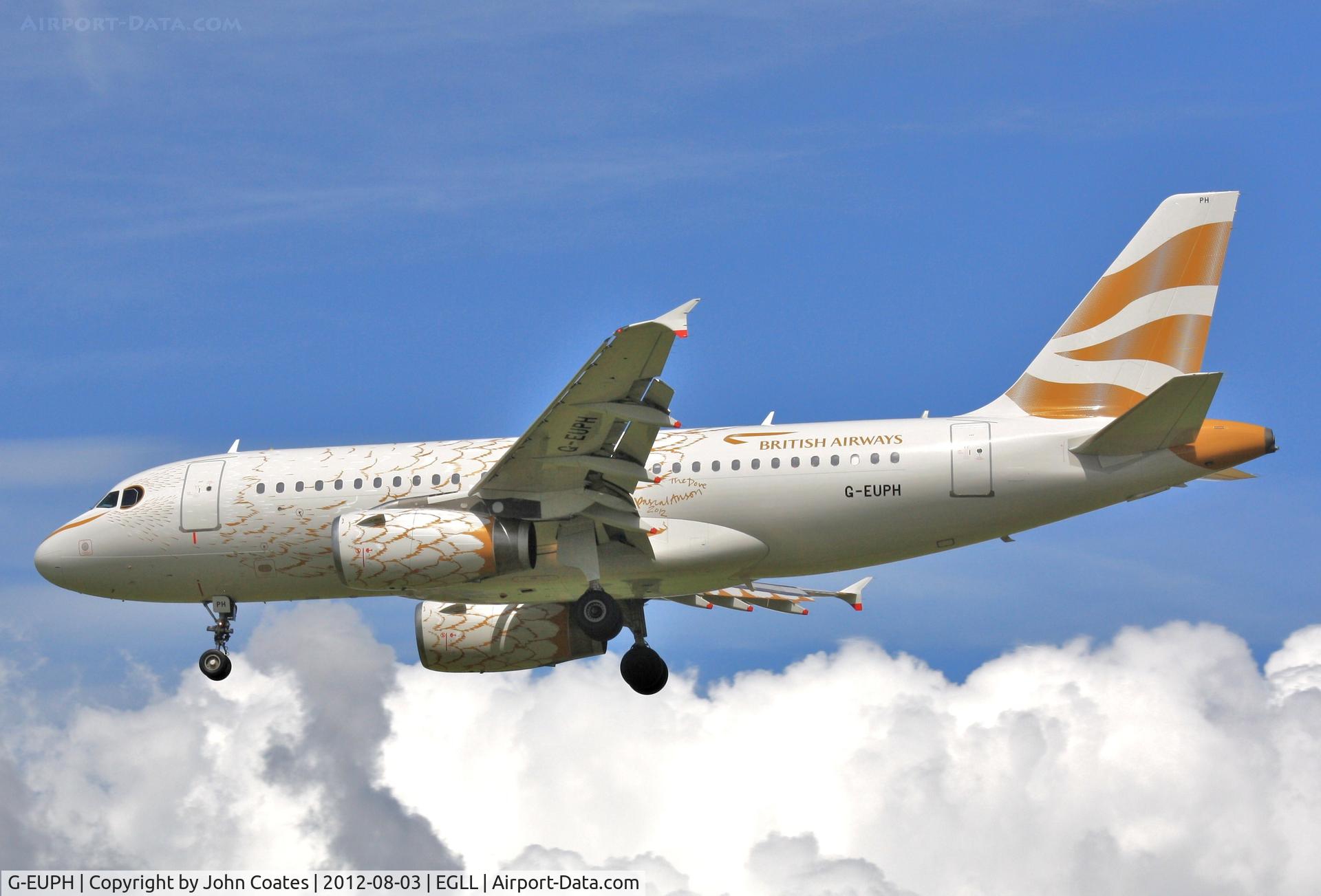 G-EUPH, 2000 Airbus A319-131 C/N 1225, Finals 27R