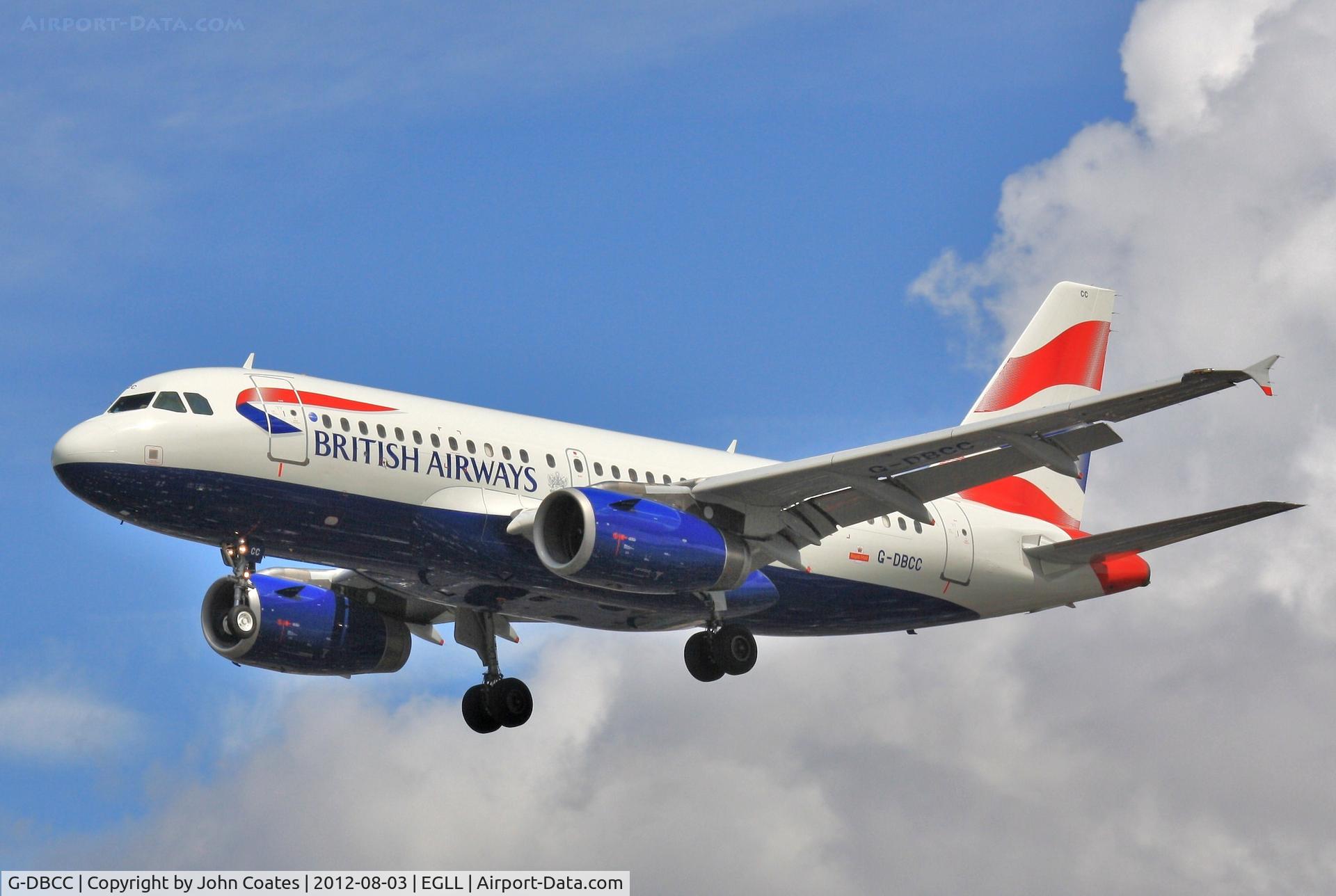 G-DBCC, 2004 Airbus A319-131 C/N 2194, Approach 27R