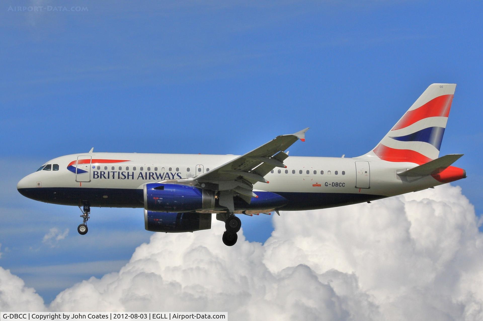 G-DBCC, 2004 Airbus A319-131 C/N 2194, Finals 27R