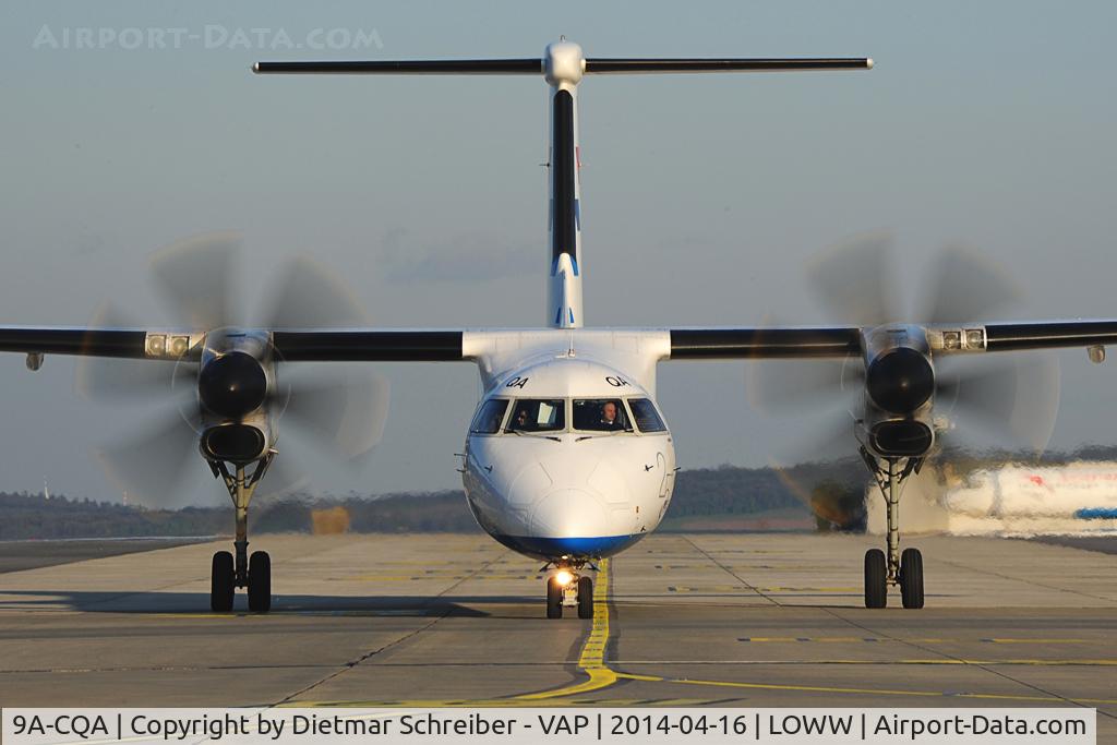 9A-CQA, 2008 De Havilland Canada DHC-8-402Q Dash 8 C/N 4205, Croatia Airlines Dash 8-400