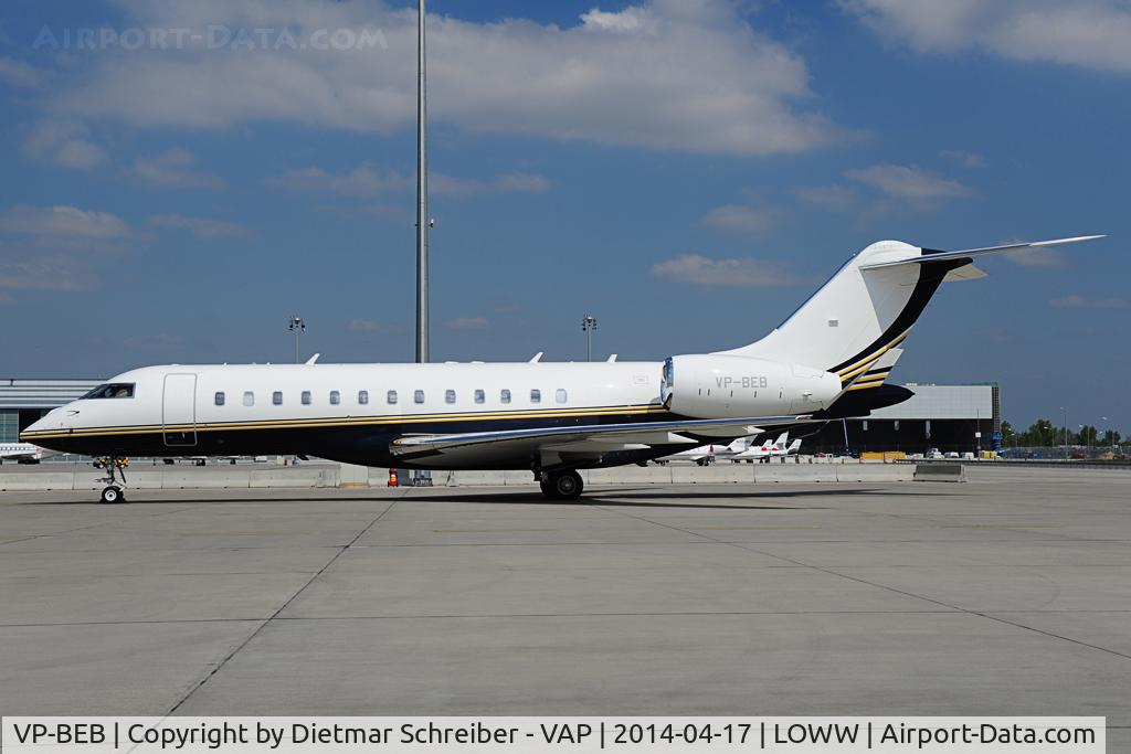 VP-BEB, 2009 Bombardier BD-700-1A10 Global Express XRS C/N 9369, Globalexpress