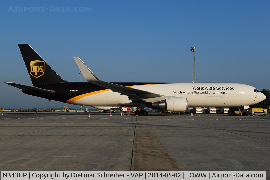 N343UP, 2011 Boeing 767-34AF C/N 37945, UPS Boeing 767-300