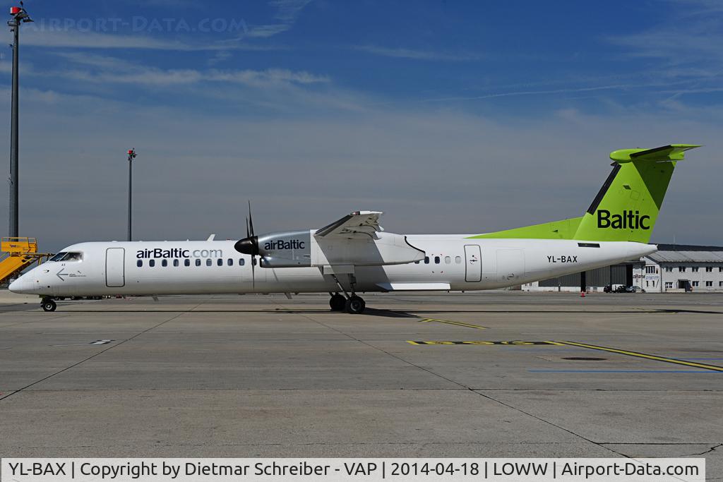 YL-BAX, 2010 De Havilland Canada DHC-8-402Q Dash 8 C/N 4324, Air Baltic Dash 8-400