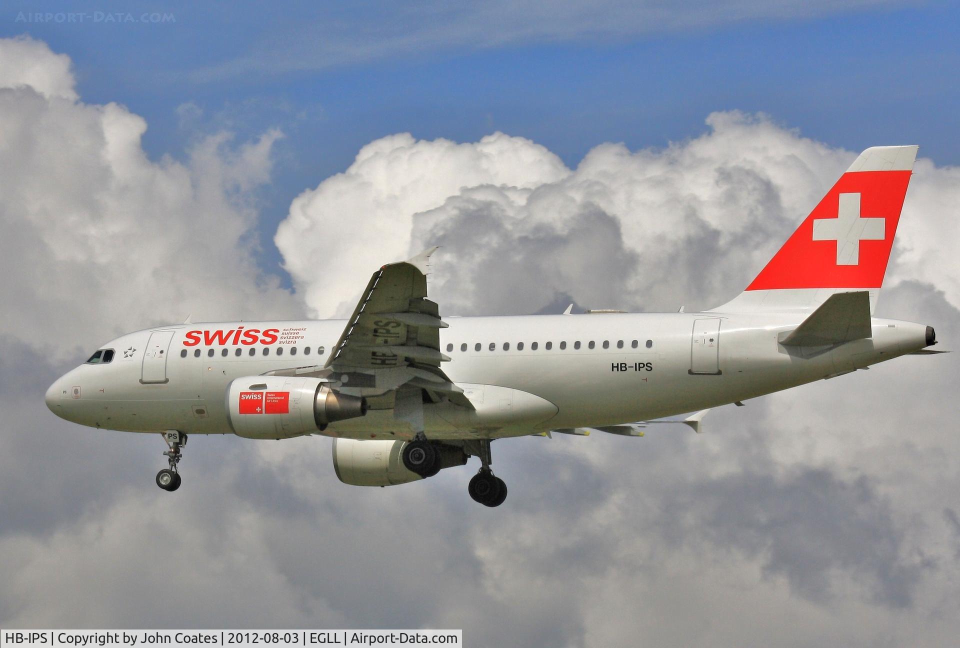 HB-IPS, 1997 Airbus A319-112 C/N 734, Finals 27R