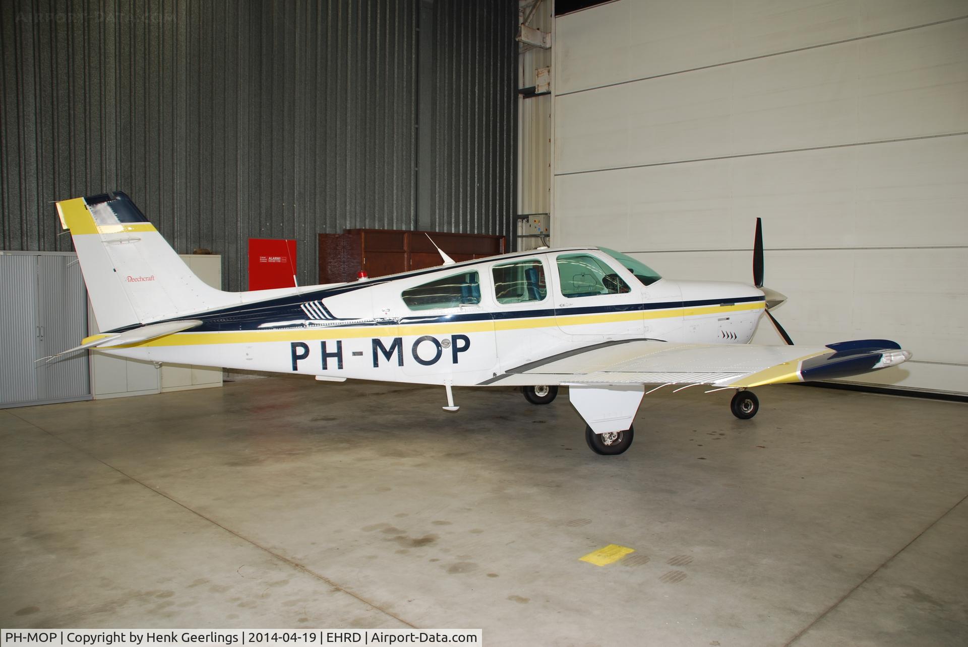 PH-MOP, 1987 Beech F33A Bonanza C/N CE-1169, Rotterdam The Hague Airport