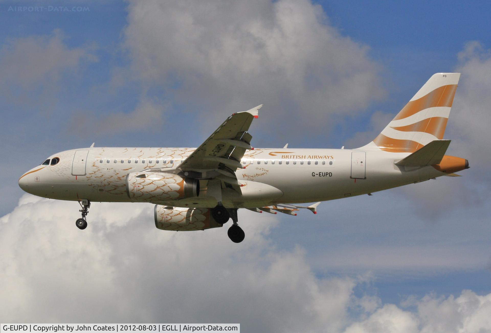 G-EUPD, 1999 Airbus A319-131 C/N 1142, Finals 27R
