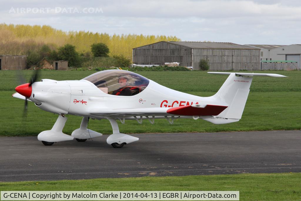 G-CENA, 2007 Dyn'Aero MCR-01 ULC Banbi C/N PFA 301B-14640, Dyn'Aero MCR-01 ULC Banbi at The Real Aeroplane Club's Early Bird Fly-In, Breighton Airfield, April 2014.