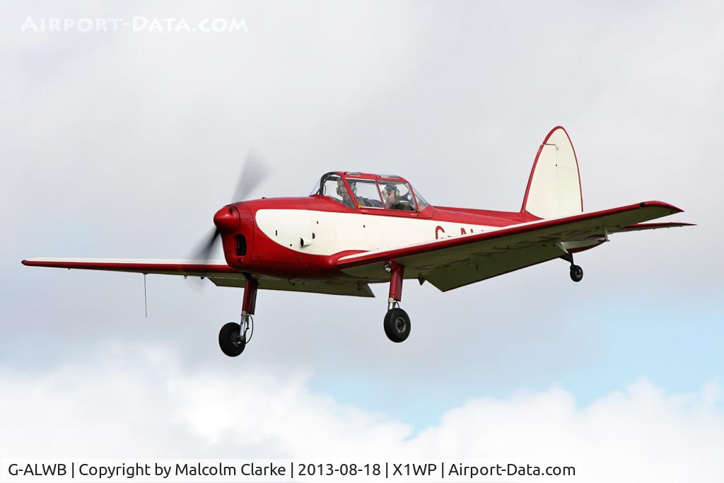 G-ALWB, 1950 De Havilland DHC-1 Chipmunk 22A C/N C1/0100, De Havilland DHC-1 Chipmunk 22 at The De Havilland Moth Club's 28th International Moth Rally at Woburn Abbey. August 2013.
