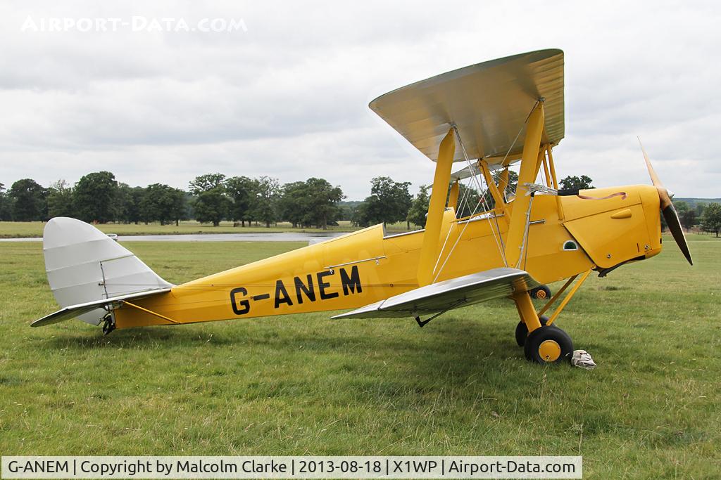 G-ANEM, 1940 De Havilland DH-82A Tiger Moth II C/N 82943, De Havilland DH-82A Tiger Moth II at The De Havilland Moth Club's 28th International Moth Rally at Woburn Abbey. August 2013.