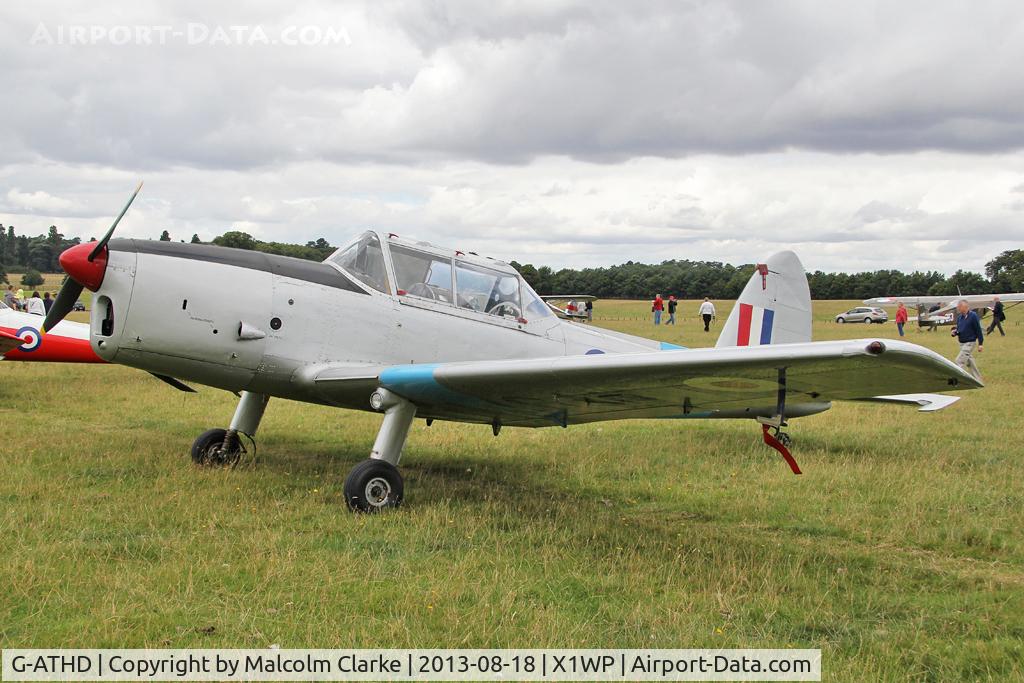 G-ATHD, 1953 De Havilland DHC-1 Chipmunk T.10 C/N C1/0837, De Havilland DHC-1 Chipmunk Mk22 at The De Havilland Moth Club's 28th International Moth Rally at Woburn Abbey. August 2013.