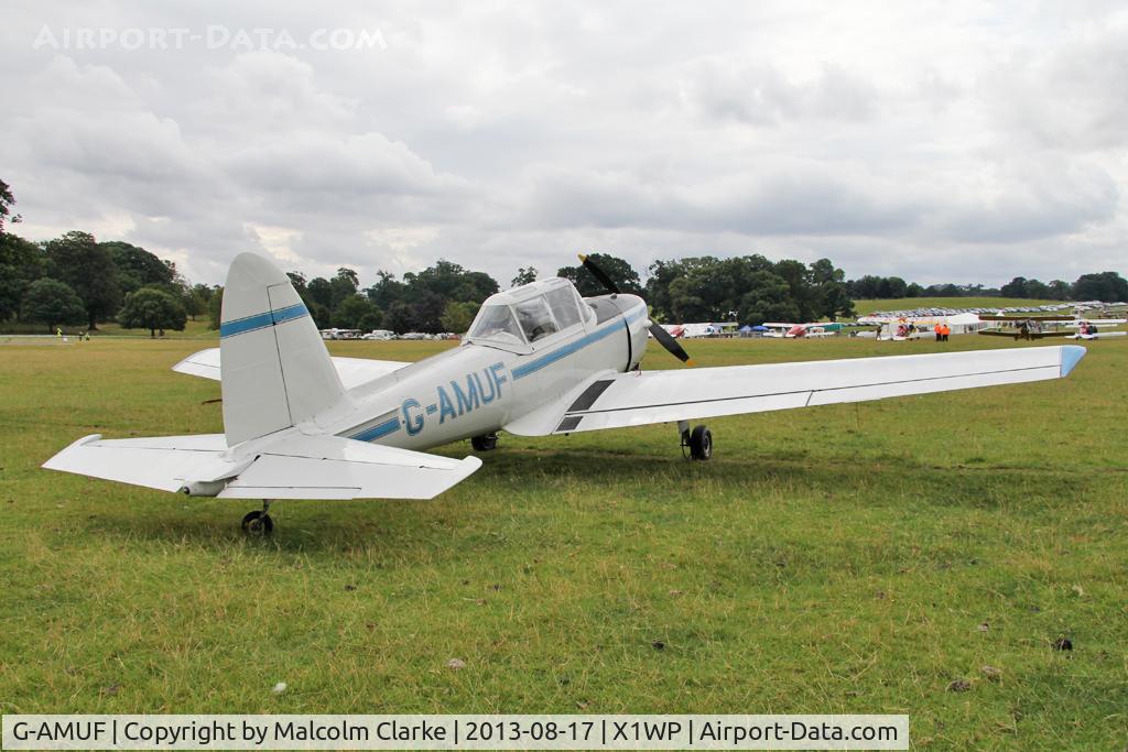 G-AMUF, 1952 De Havilland DHC-1 Chipmunk 21 C/N C1/0832, De Havilland DHC-1 Chipmunk 22 at The De Havilland Moth Club's 28th International Moth Rally at Woburn Abbey. August 2013.