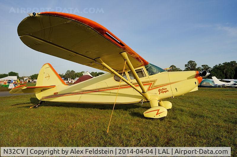 N32CV, 1947 Stinson 108-2 Voyager C/N 108-3032, Sun-N-Fun 2014