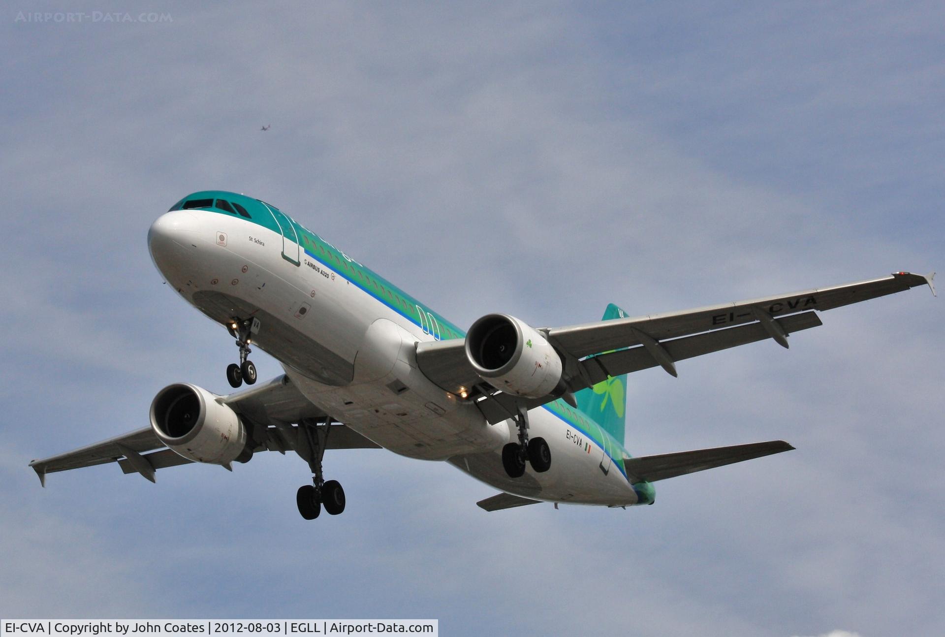 EI-CVA, 2000 Airbus A320-214 C/N 1242, Approach 27R