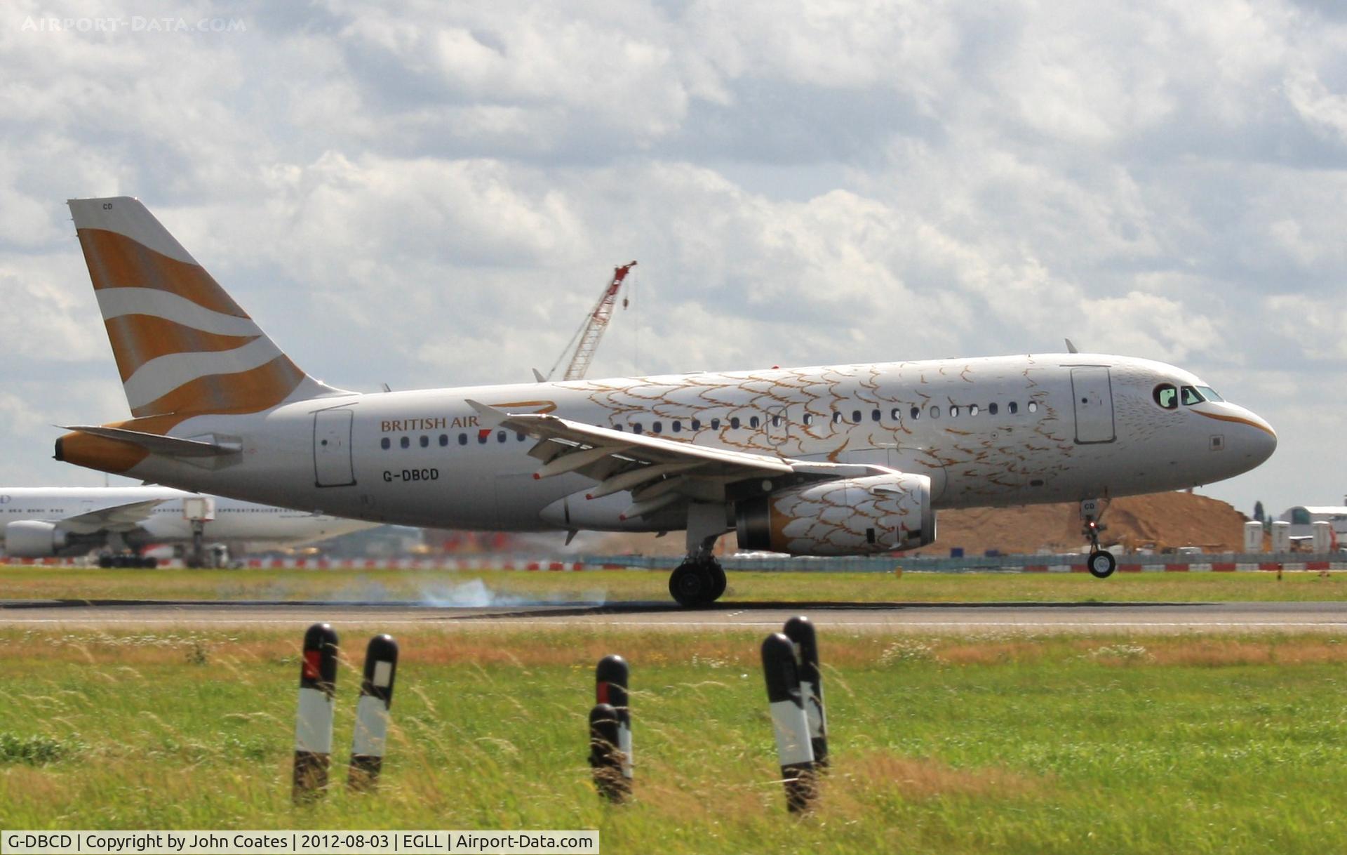 G-DBCD, 2005 Airbus A319-131 C/N 2389, Touchdown