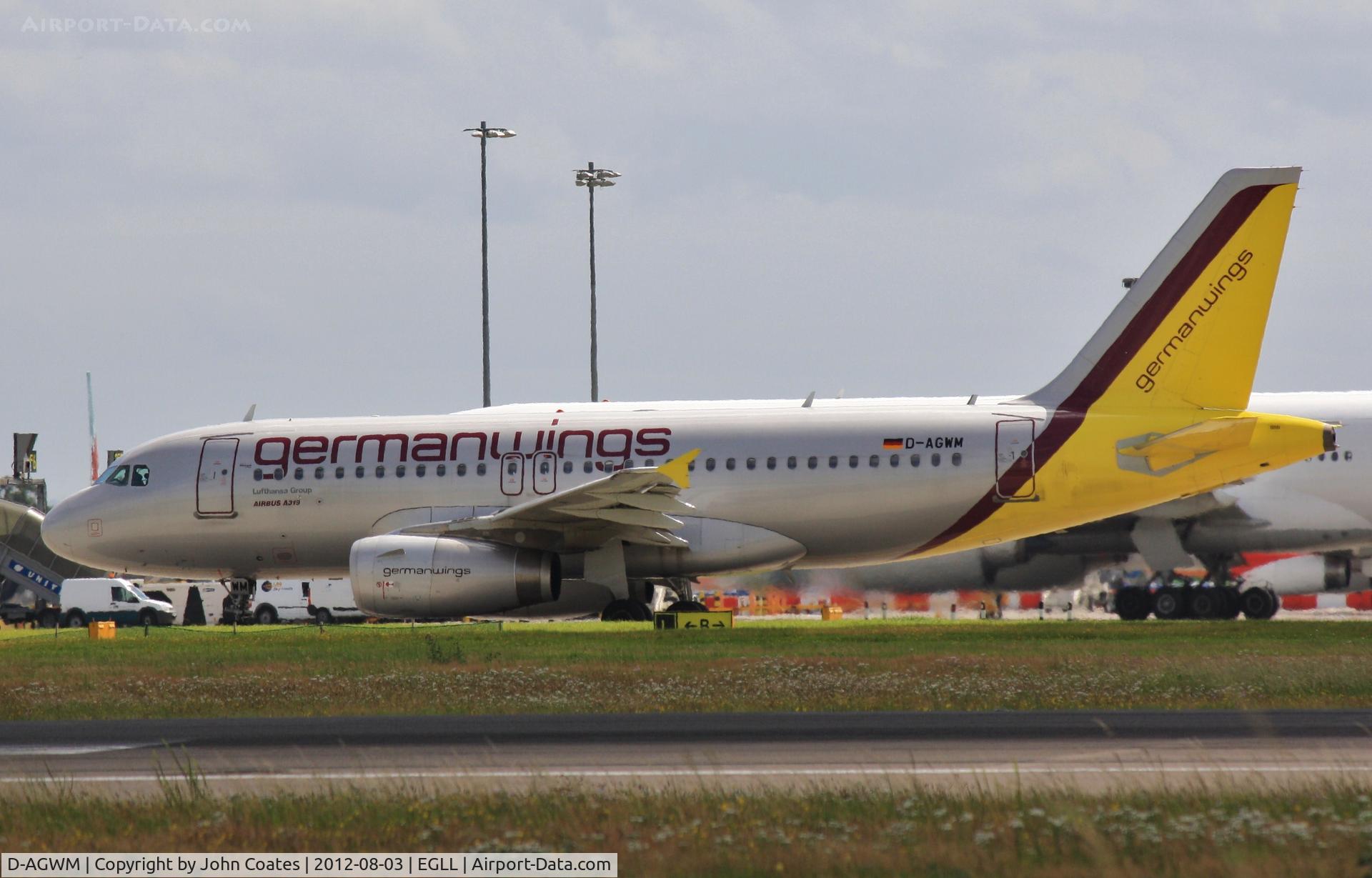 D-AGWM, 2009 Airbus A319-132 C/N 3839, Taxiing