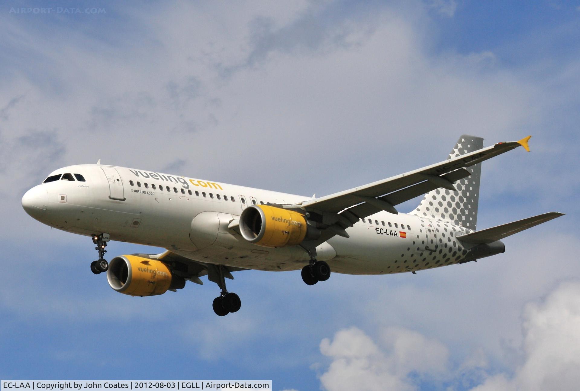 EC-LAA, 2006 Airbus A320-214 C/N 2678, Approach 27L