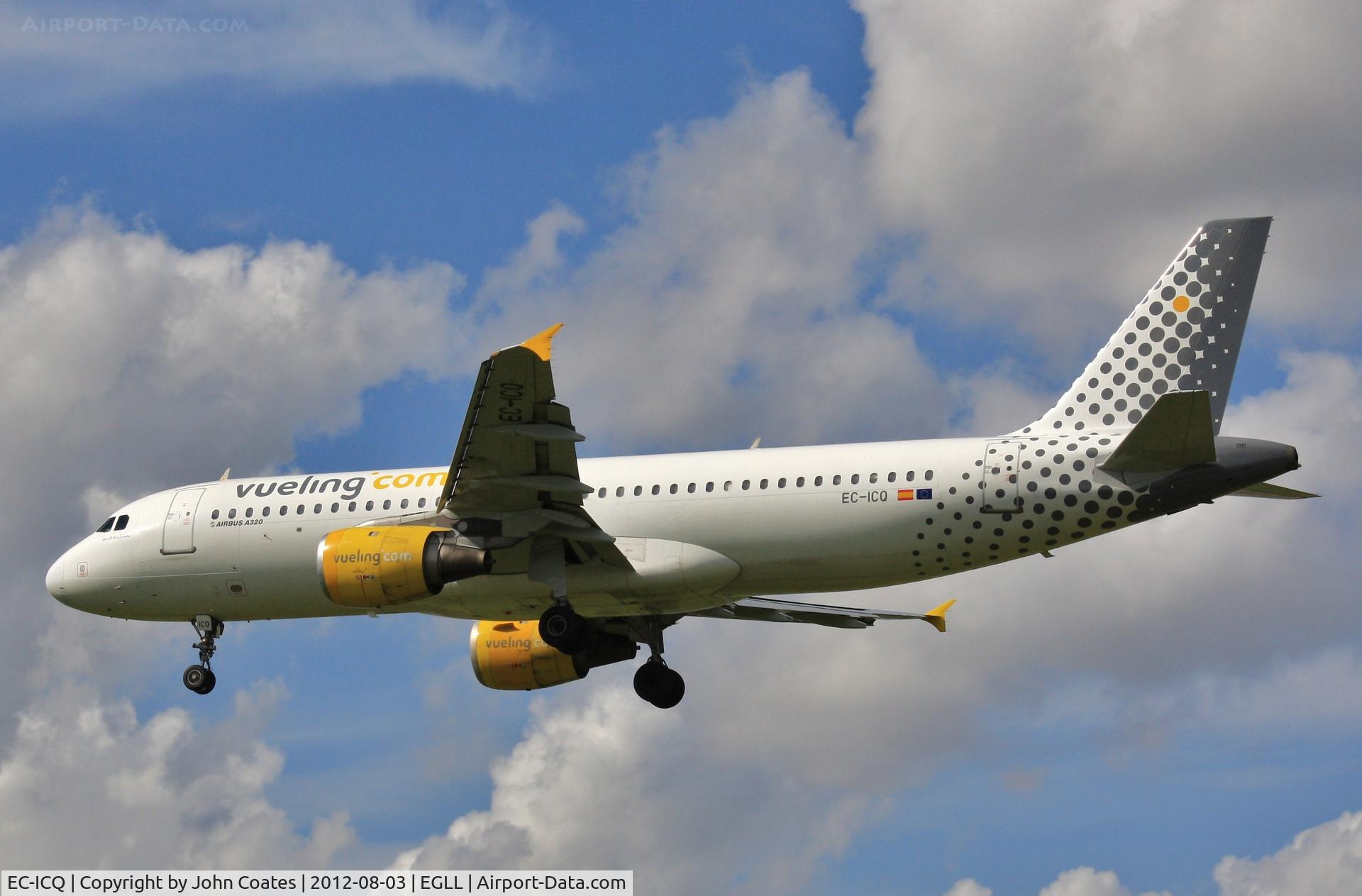 EC-ICQ, 1991 Airbus A320-211 C/N 199, Arrives 27L