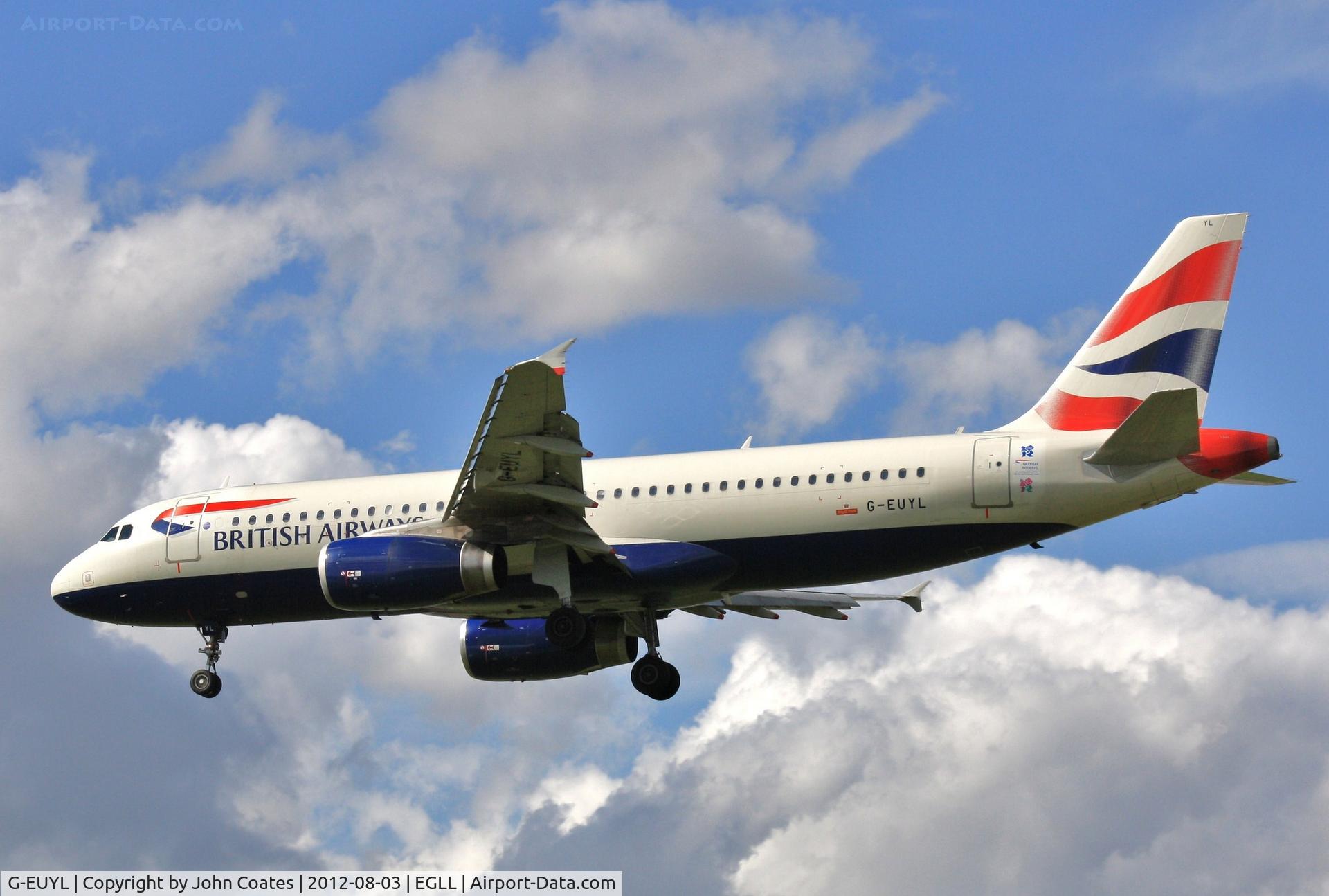 G-EUYL, 2011 Airbus A320-232 C/N 4725, Fials 27L