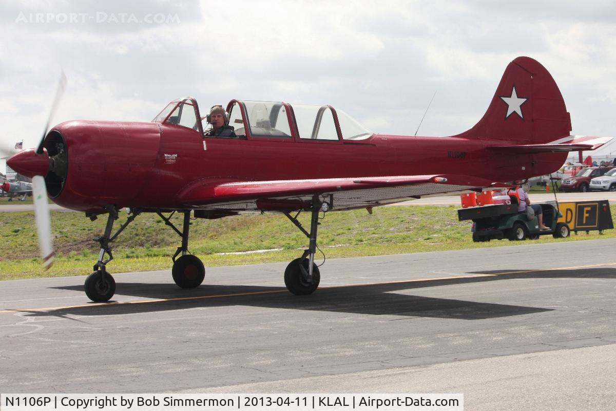 N1106P, 1984 Yakovlev Yak-52 C/N 844411, Sun N Fun - Lakeland, FL
