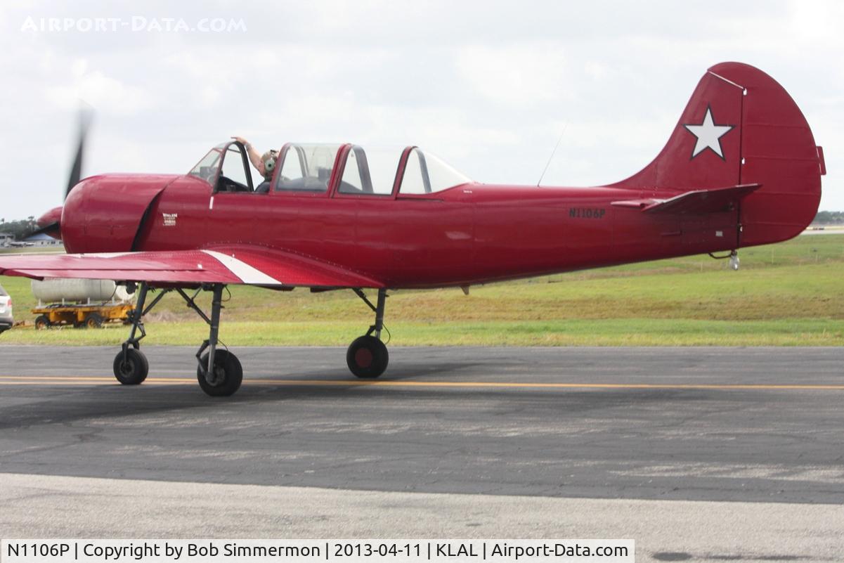 N1106P, 1984 Yakovlev Yak-52 C/N 844411, Sun N Fun - Lakeland, FL