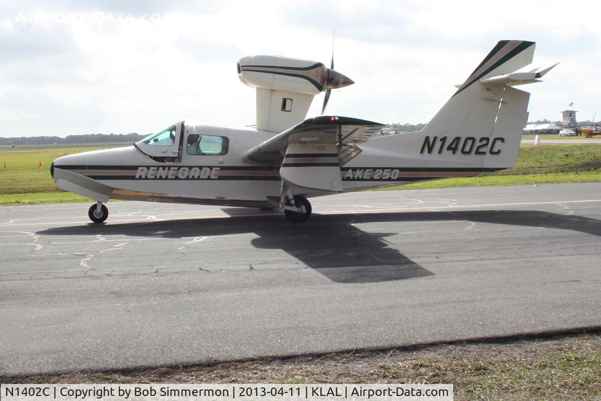 N1402C, 1984 Aerofab Inc Lake LA-4-250 C/N 15, Sun N Fun - Lakeland, FL