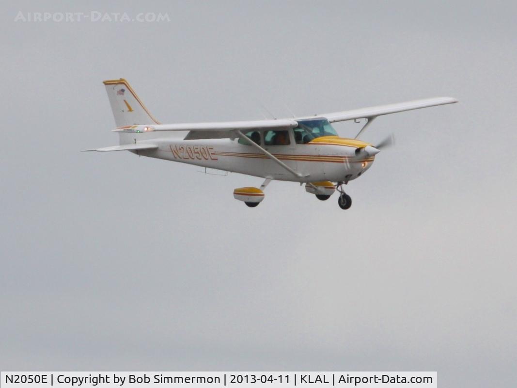 N2050E, 1978 Cessna 172N C/N 17271132, Landing at Sun N Fun - Lakeland, FL
