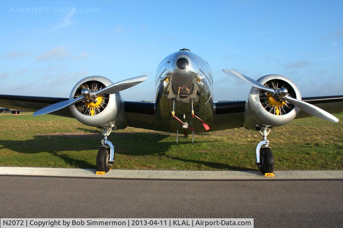 N2072, 1936 Lockheed 12A Electra Junior C/N 1208, Sun N Fun - Lakeland, FL