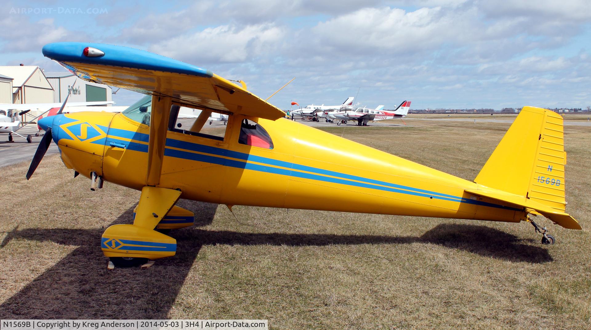 N1569B, 1948 Luscombe 8E Silvaire C/N 6196, EAA Chapter 1342 Fly-in