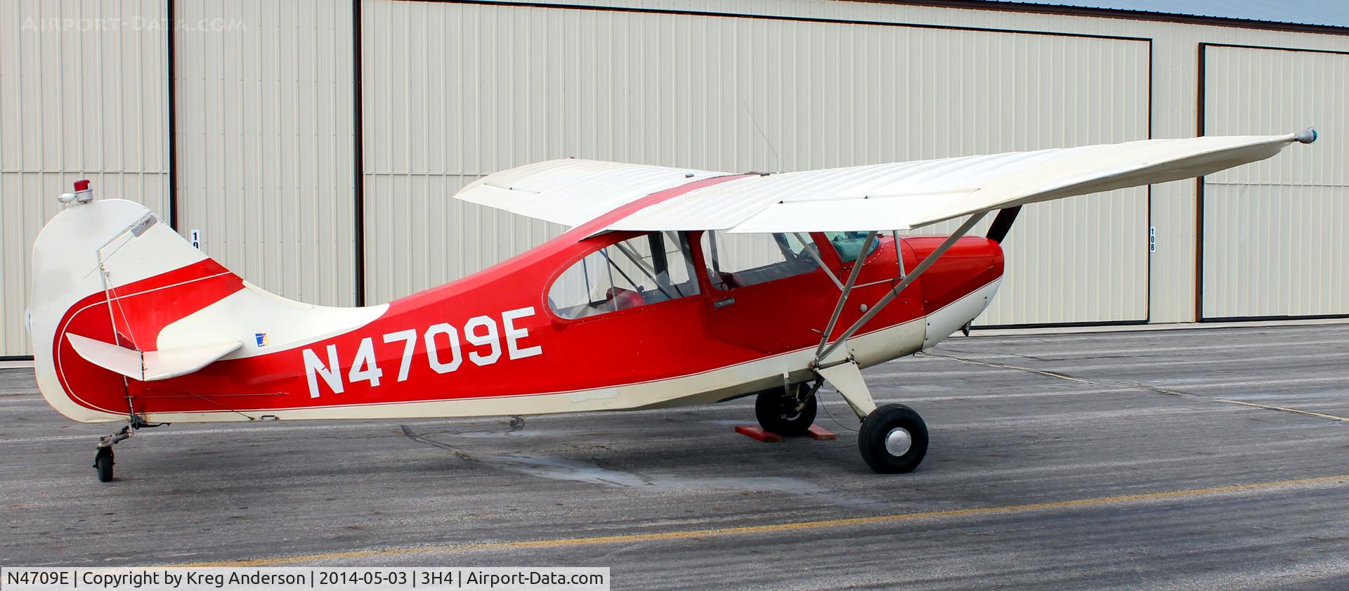 N4709E, 1950 Aeronca 7EC Traveler C/N 7EC-52, EAA Chapter 1342 Fly-in