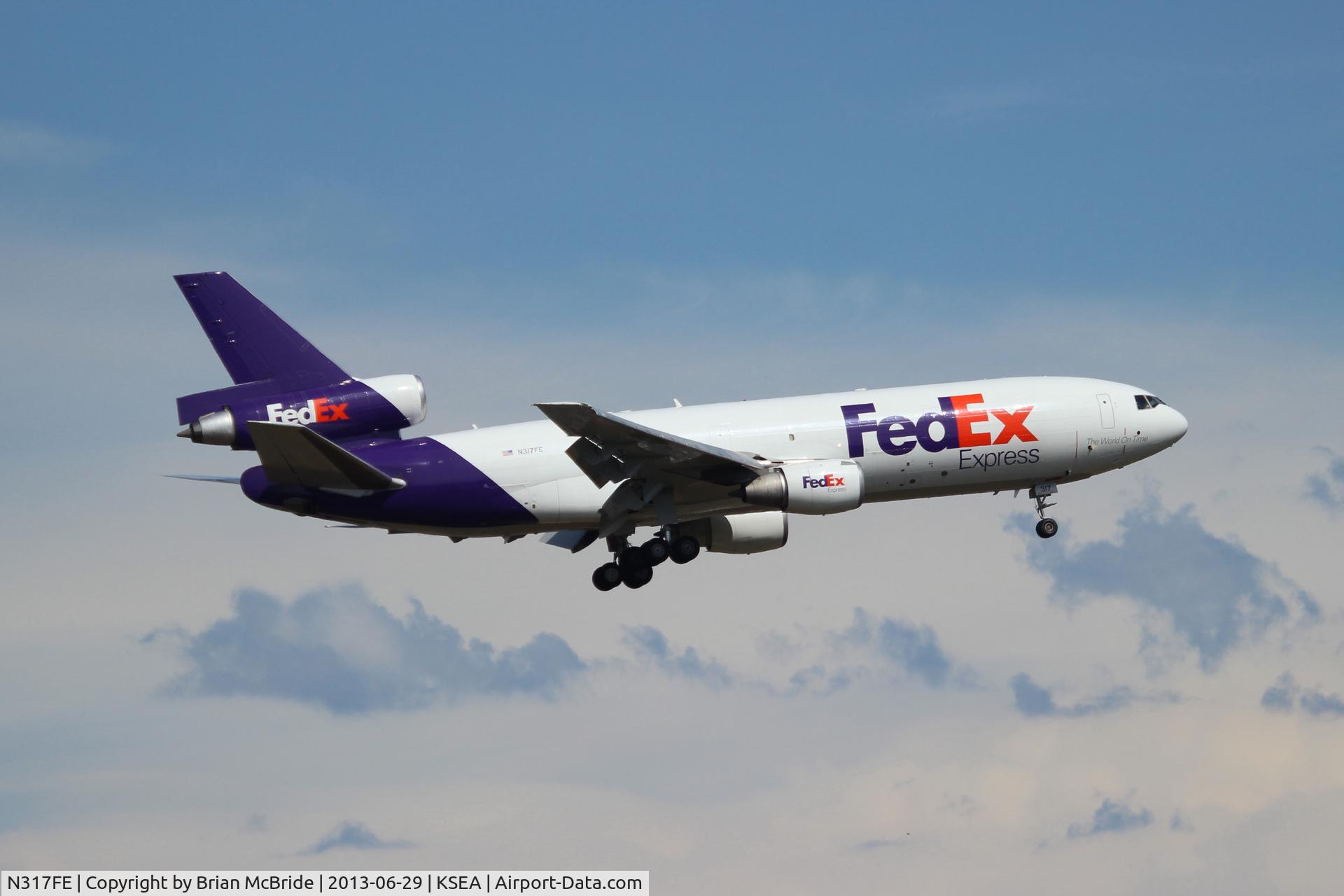 N317FE, 1979 McDonnell Douglas DC-10-30F C/N 46835, FedEx Express. MD-10-30F. N317FE cn 46835 277. Seattle Tacoma - International (SEA KSEA). Image © Brian McBride. 29 June 2013