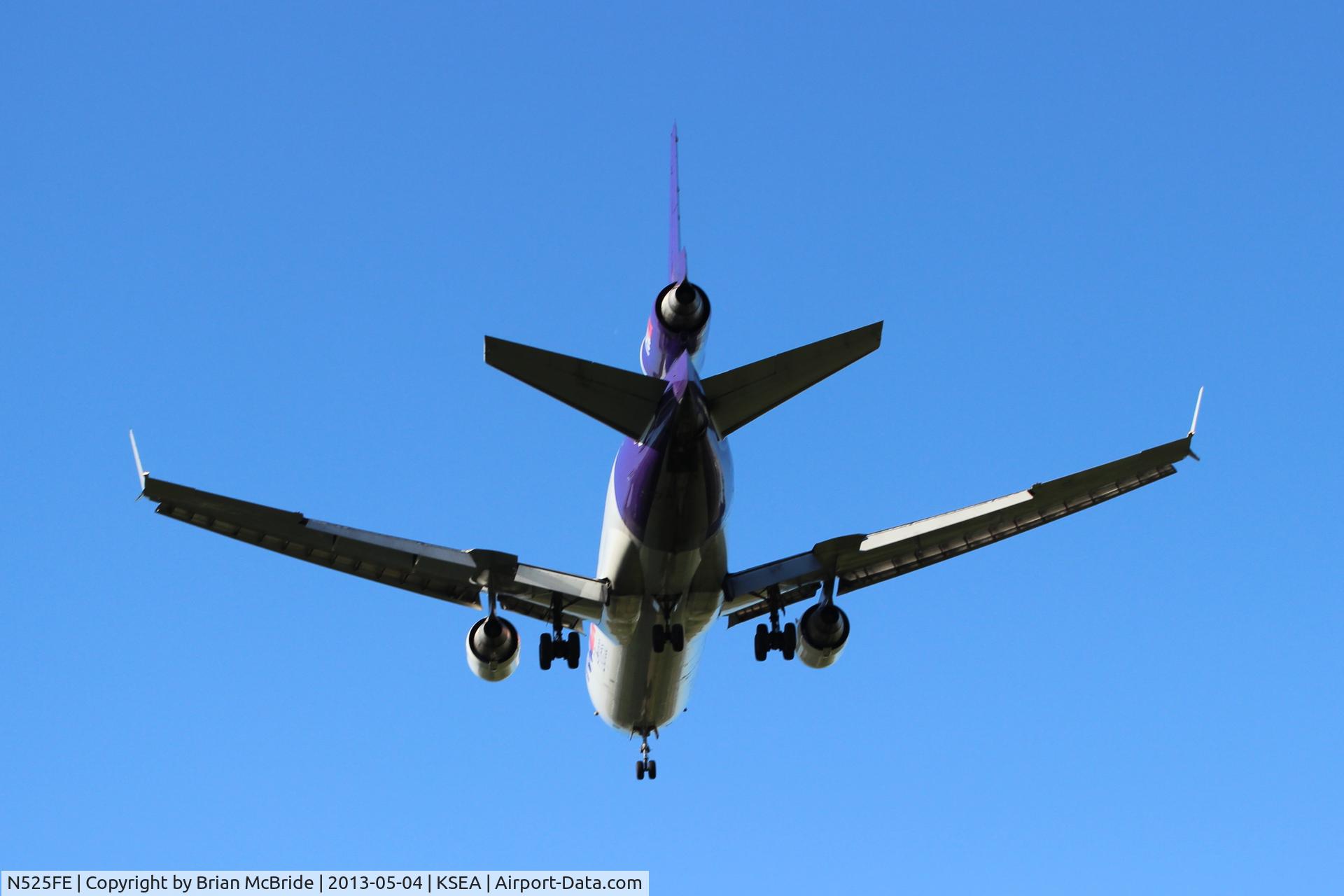 N525FE, 1992 McDonnell Douglas MD-11F C/N 48565, FedEx Express. MD-11F. N525FE cn 48565 542. Seattle Tacoma - International (SEA KSEA). Image © Brian McBride. 04 May 2013