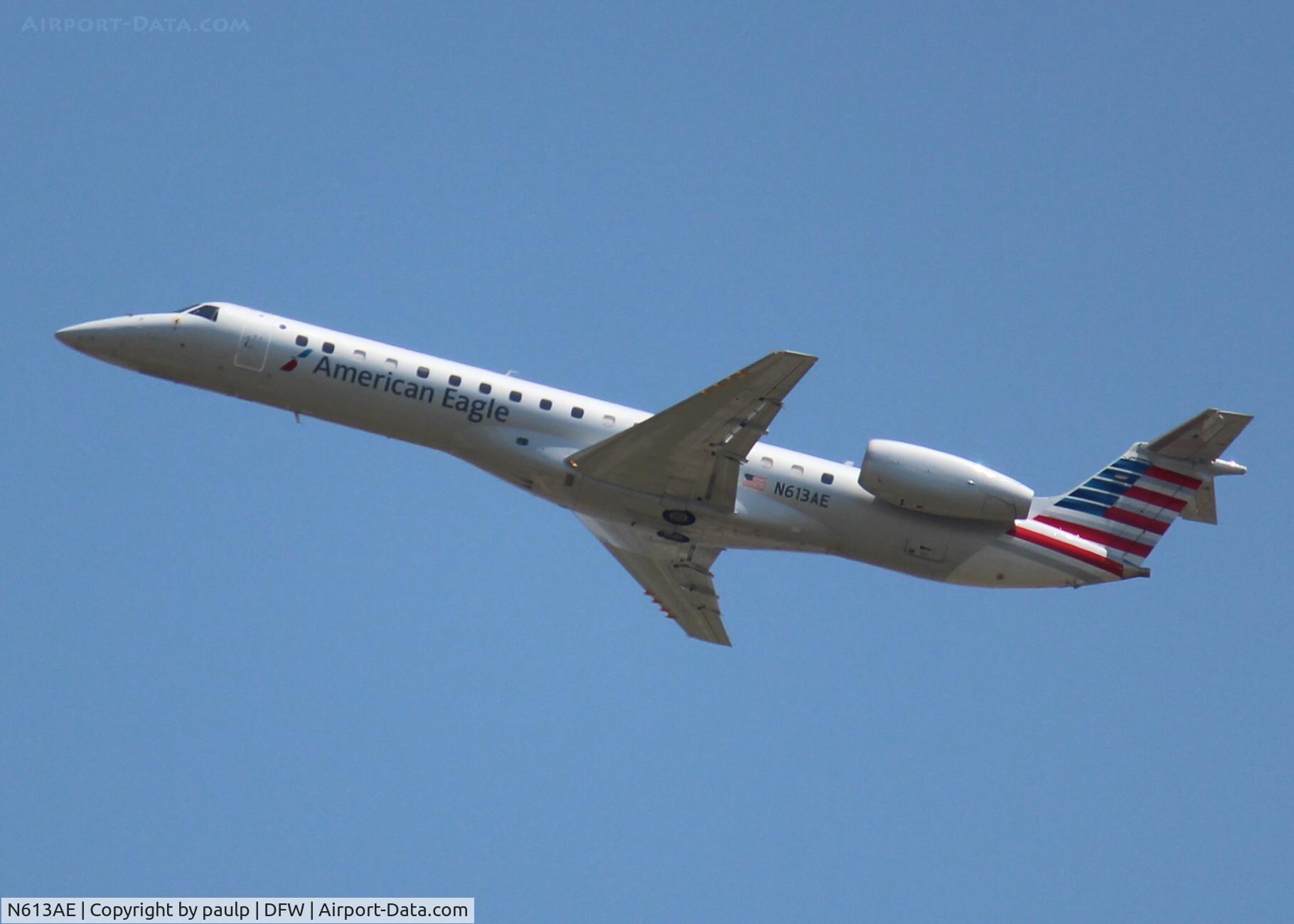 N613AE, 1998 Embraer ERJ-145LR (EMB-145LR) C/N 145081, At DFW.
