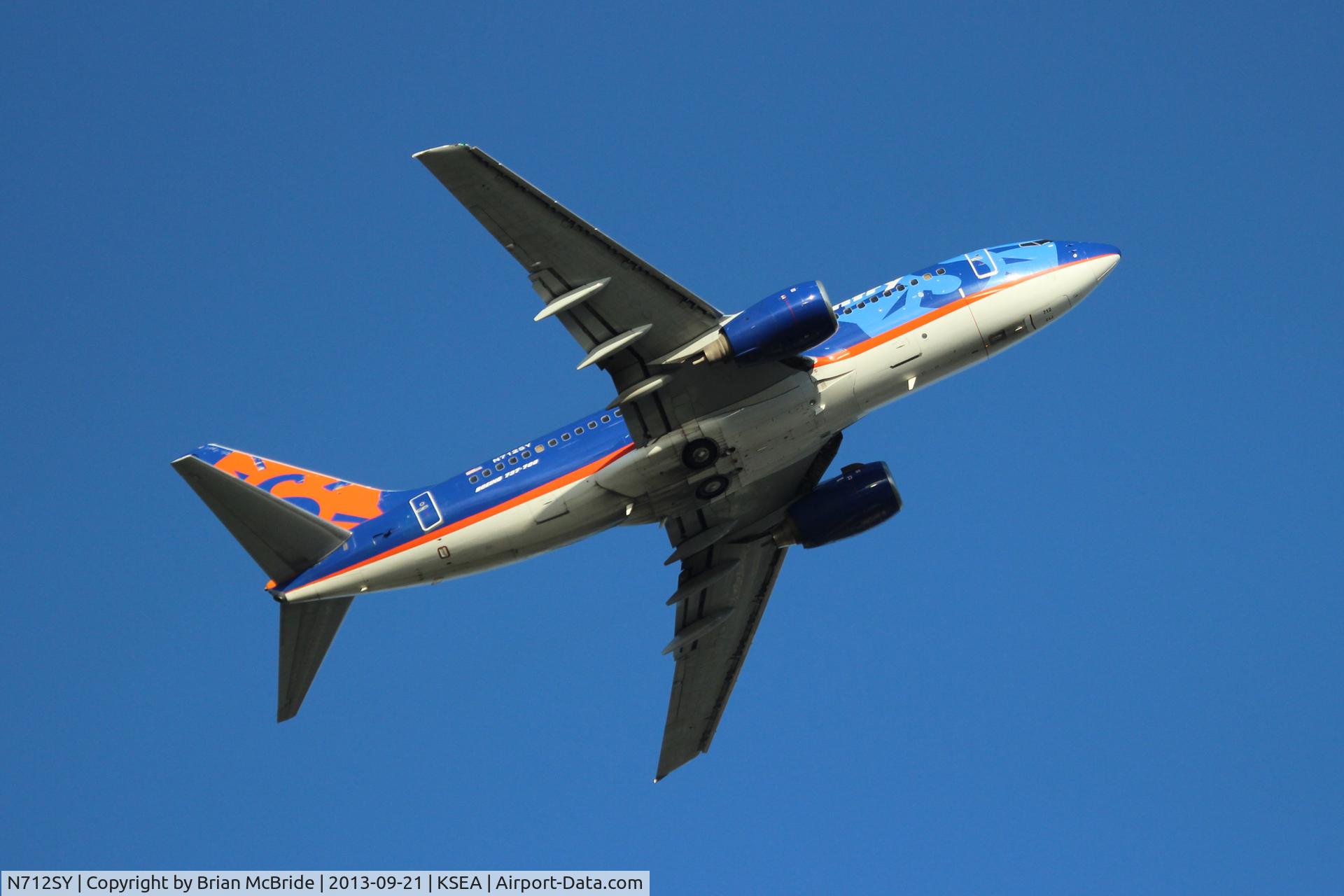 N712SY, 1998 Boeing 737-7Q8 C/N 28219, Sun Country Airlines. 737-7Q8. N712SY cn 28219 183. Seattle Tacoma - International (SEA KSEA). Image © Brian McBride. 21 September 2013