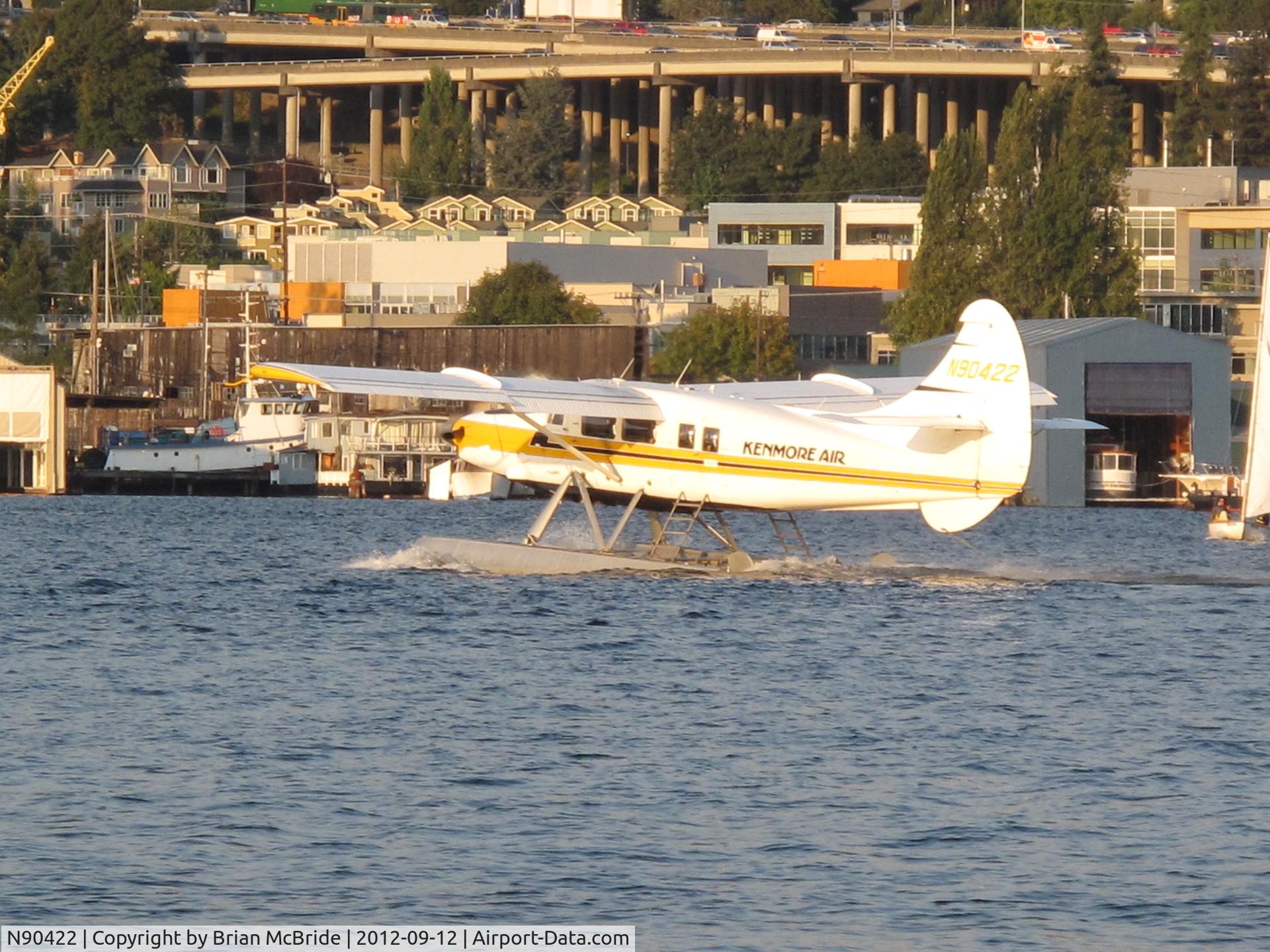 N90422, 1955 De Havilland Canada DHC-3T Vazar Turbine Otter Otter C/N 152, Kenmore Air. Dehavilland DHC-3. N90422 cn 152. Seattle-Kenmore Air Harbor (Lake Union) Seaplane (LKE W55). Image © Brian McBride. 12 September 2012